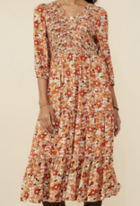 Hayden Plus "Retro Station" Floral Maxi Dress