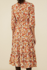 Hayden Plus "Retro Station" Floral Maxi Dress