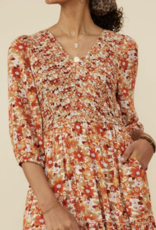 Hayden Plus "Retro Station" Floral Maxi Dress