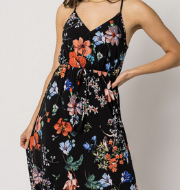 Gilli "Florally Fun" V Neck Floral Dress