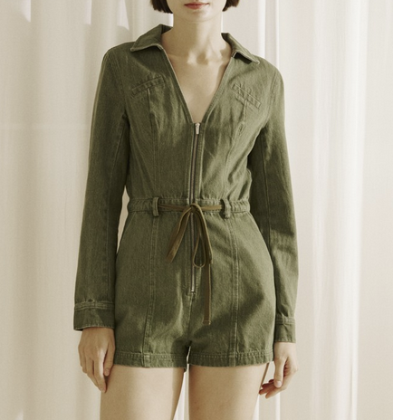 Storia "Fighter Pilot" Long Sleeve Romper