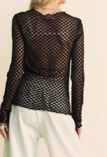 Davi&Dani "Seeing Spots" Mesh Top