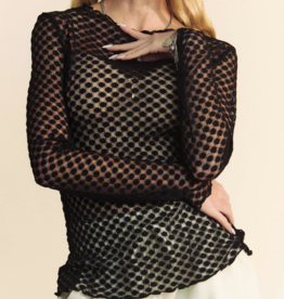 Davi&Dani "Seeing Spots" Mesh Plus Top