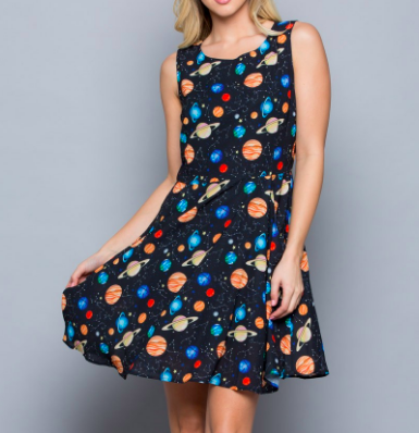 LA Soul In Orbit LA Soul Print Dress