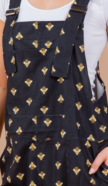 LA Soul "Let's Bee Friends" Corduroy Plus Overalls