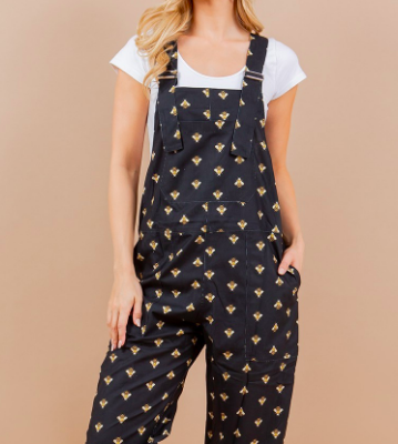 LA Soul "Let's Bee Friends" Corduroy Plus Overalls