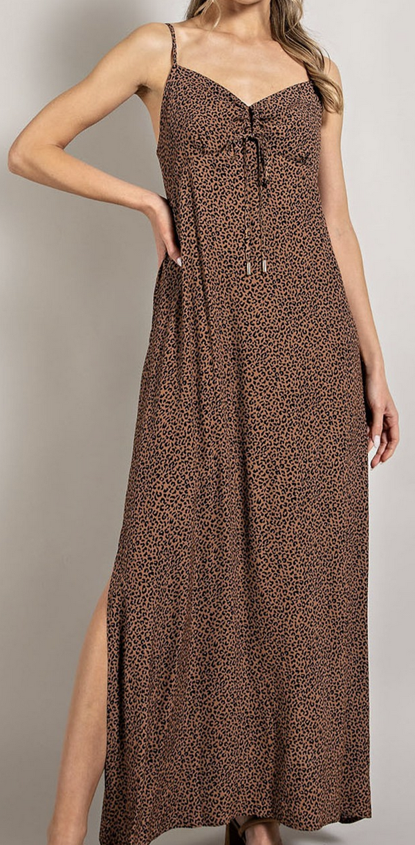 eesome "Repeating HISS-tory" Maxi Slip Dress