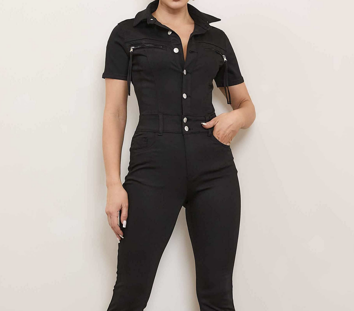 Vibrant "Mechanic Ash"  Bootcut Jumpsuit