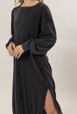 HyFve "Cozy, Cool, Chic" Sweatshirt Midi Dress