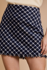 Gilli "Plaid Girls Club" Mini Skirt