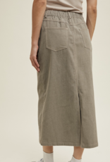 Wishlist "Strike a Cord-uroy" Midi Skirt