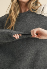 &Merci "Bow on your Shoulder" Sweater