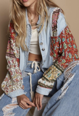 "You Betta Patch Work" Button Down Top