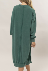 HyFve "Cozy, Cool, Chic" Sweatshirt Midi Dress