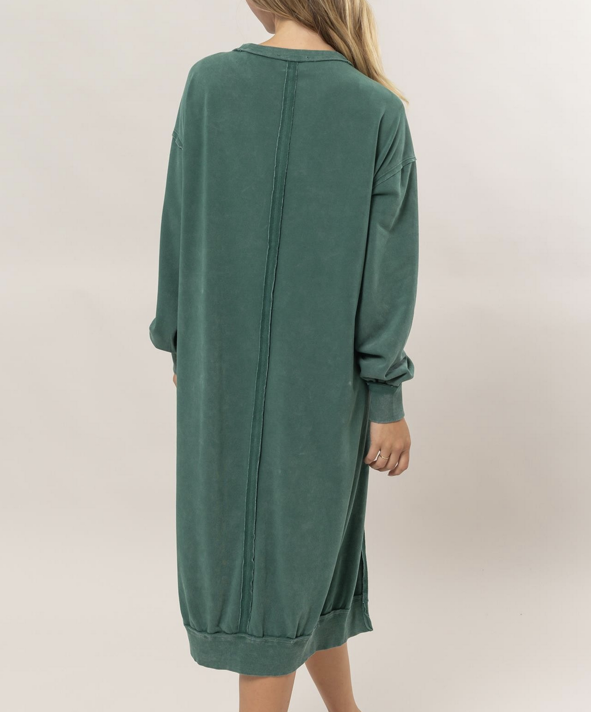 HyFve "Cozy, Cool, Chic" Sweatshirt Midi Dress