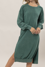HyFve "Cozy, Cool, Chic" Sweatshirt Midi Dress