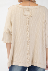 Easel "Just Relax" Short Sleeve Top
