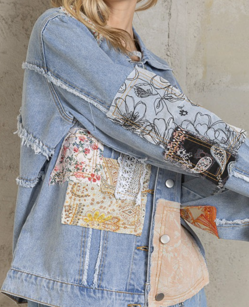 POL "Patch Me if You Can" Denim Jacket
