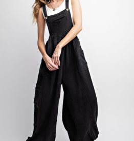 Easel "Behaving Baggy" Mineral Wash Jumpsuit