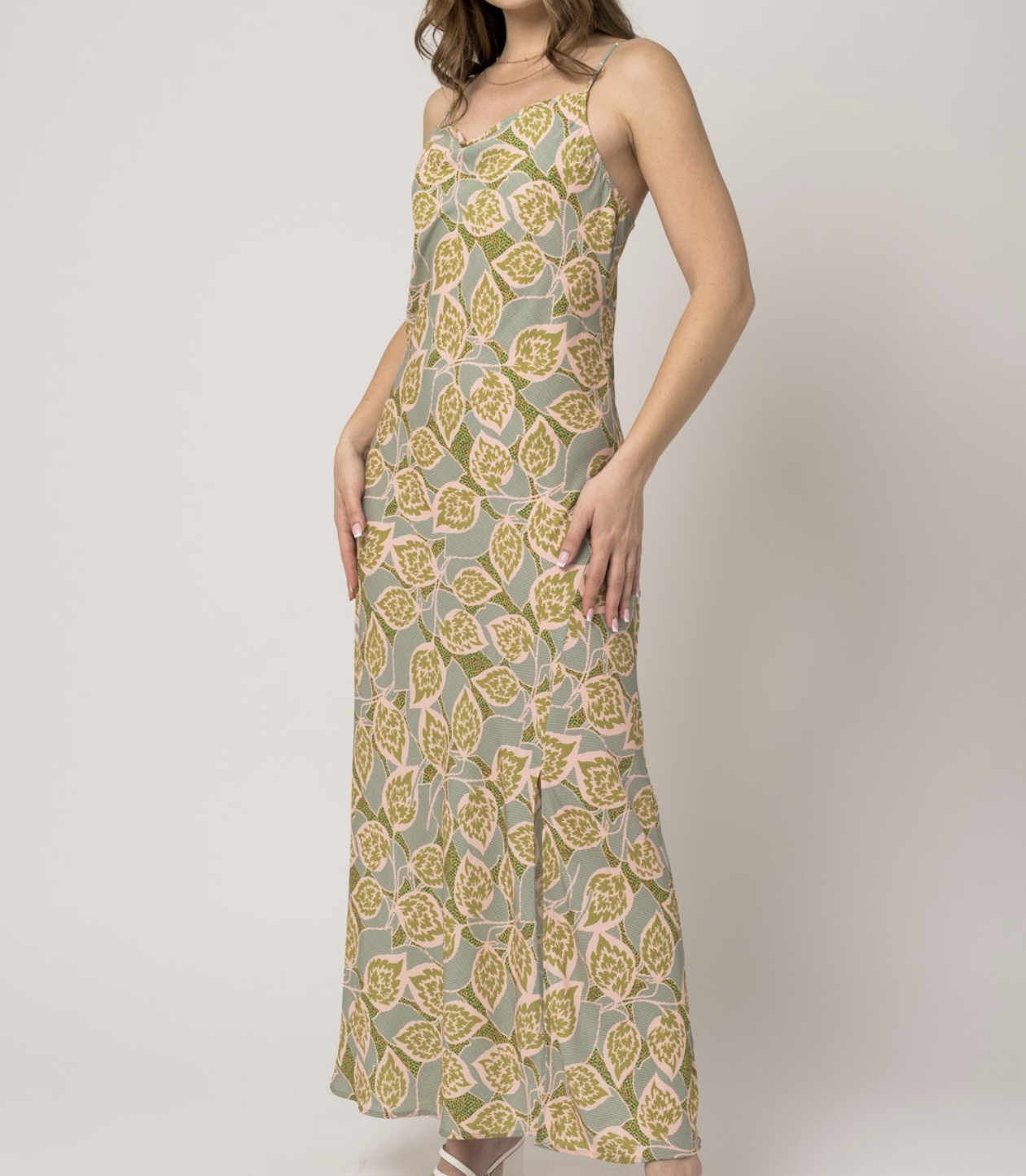 Gilli "Island in the Sun" Slit Maxi Dress