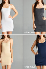 Active Basic Basic Knit Cotton Cami Dress