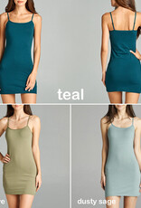 Active Basic Basic Knit Cotton Cami Dress