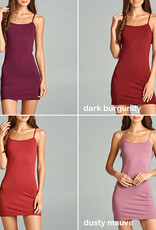 Active Basic Basic Knit Cotton Cami Dress