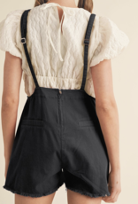 &Merci "Pocket Science" Raw Hem Short Overalls