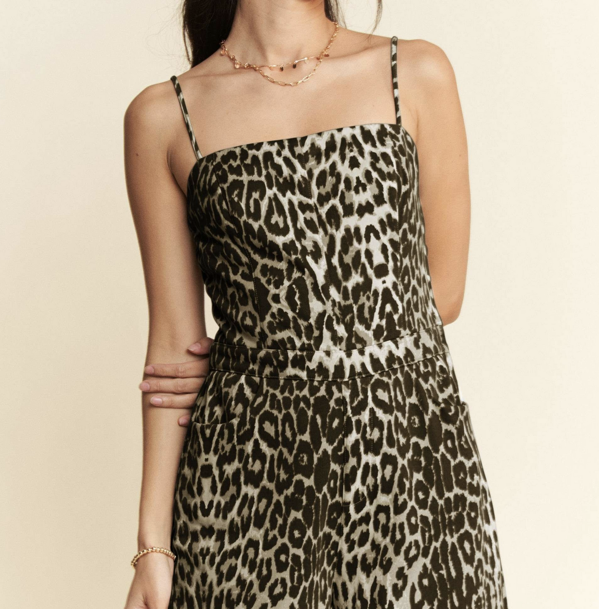 Davi&Dani "Fashion Animal" Wide Leg Jumpsuit