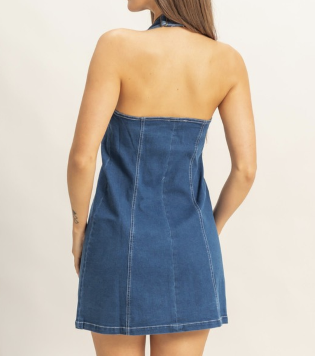 HyFve "Denim Reality" Mini Dress