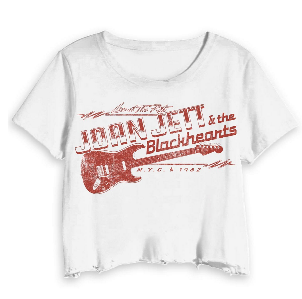 Prince Peter Joan Jett Guitar Crop Tee
