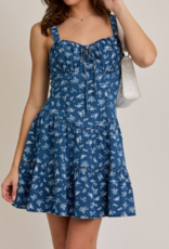 Le Lis "Floral Fixation" Mini Dress