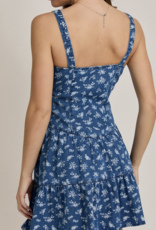 Le Lis "Floral Fixation" Mini Dress