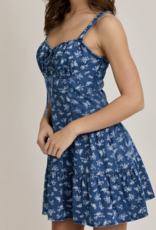 Le Lis "Floral Fixation" Mini Dress