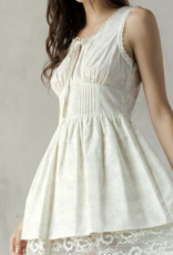 Storia "Lace the Day" Floral Mini Dress