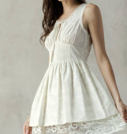 Storia "Lace the Day" Floral Mini Dress