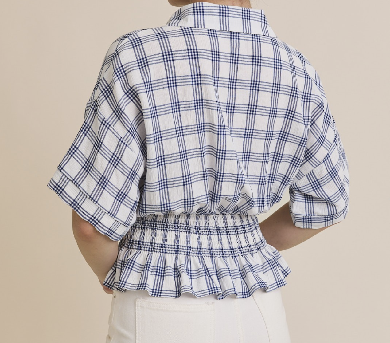 Gilli "Picnic Perfect" Smocked Shirt