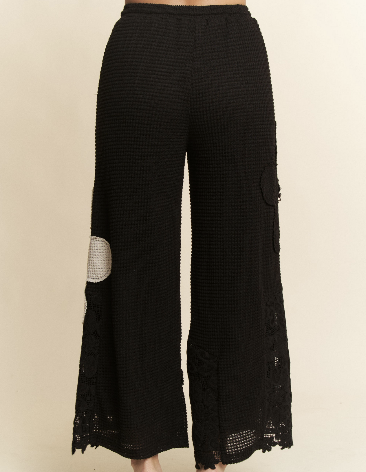 Davi&Dani "Black in Bloom" Pants