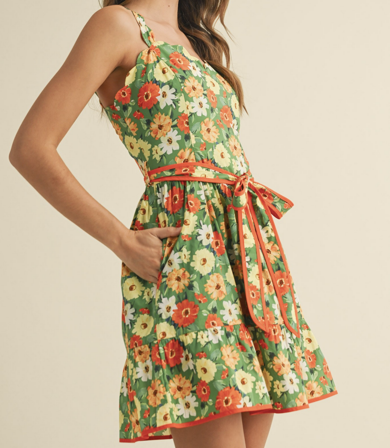 &Merci "Sunshine Riot" Mini Dress