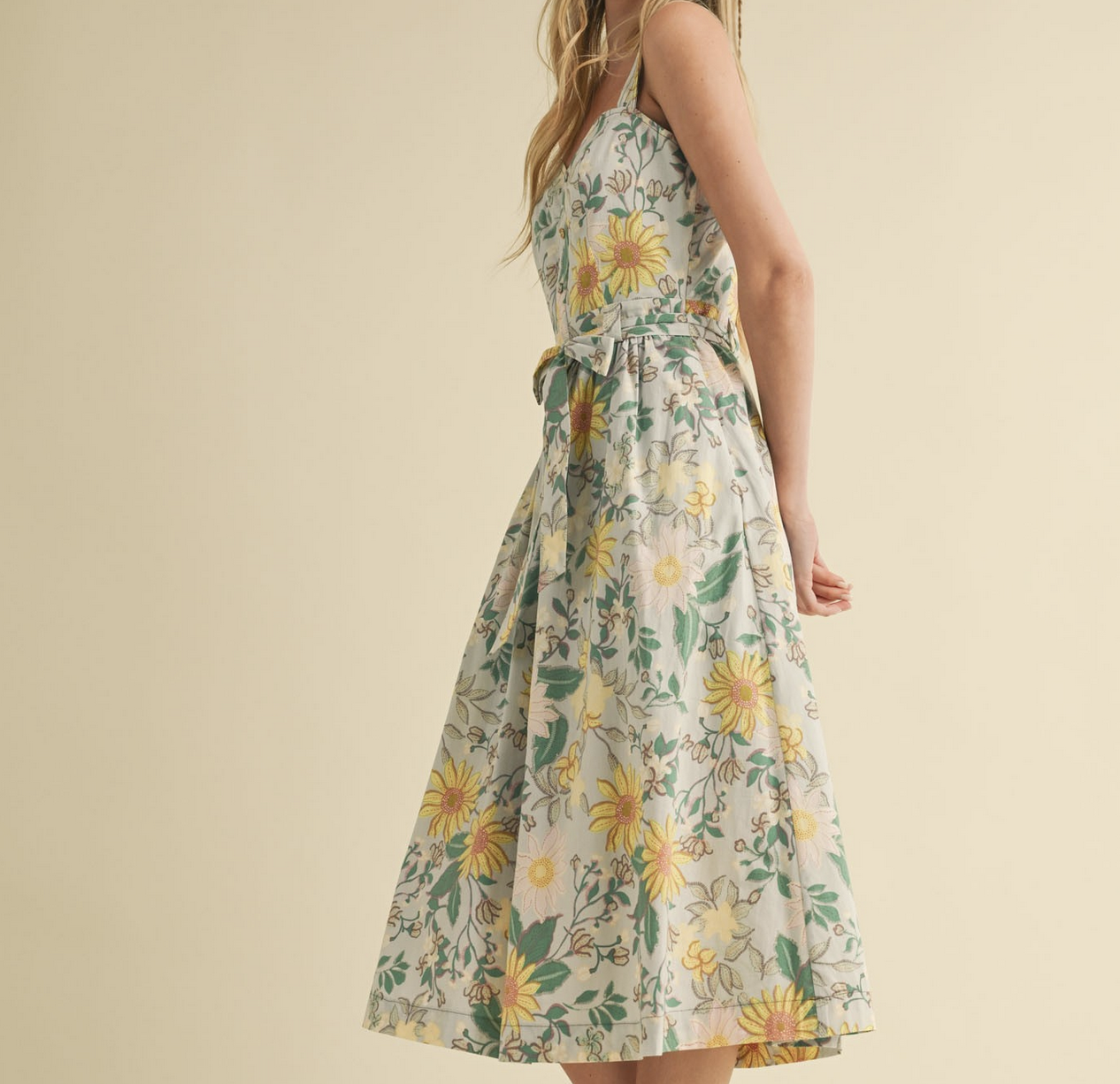 &Merci "Facing the Sun" Midi Dress