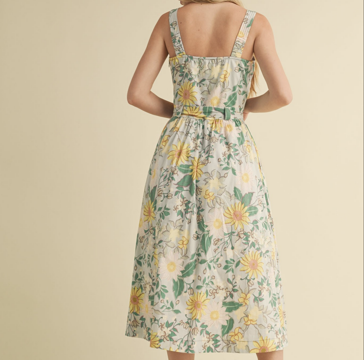 &Merci "Facing the Sun" Midi Dress