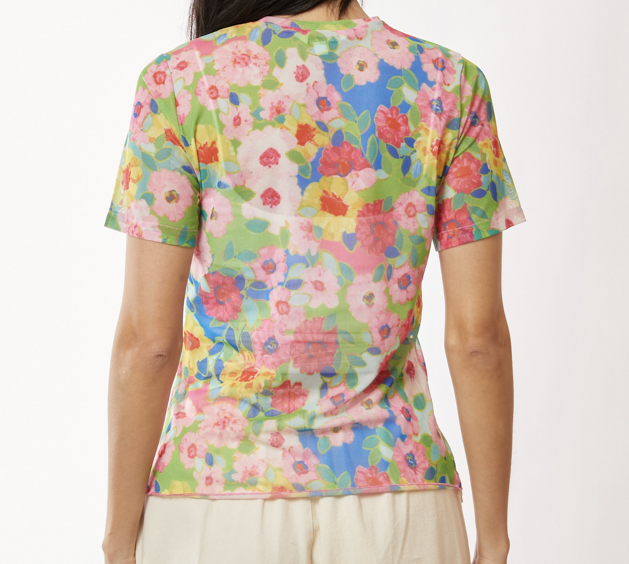 Davi&Dani "Petal Power" Mesh Top