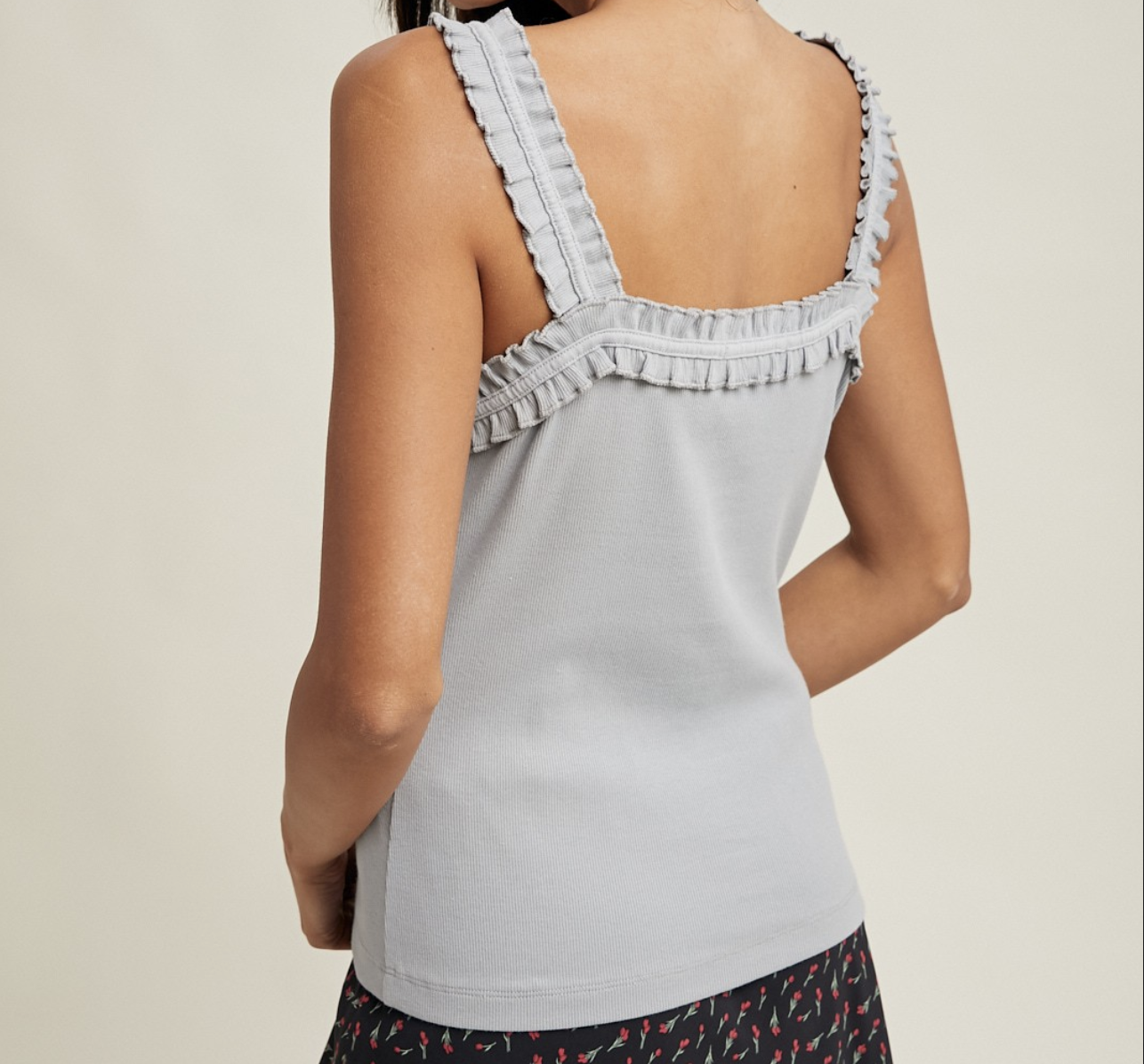 Wishlist "A Ruffle in Time" Cami Top