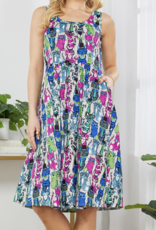 LA Soul "Meow You're Talkin" Midi Dress