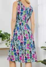 LA Soul "Meow You're Talkin" Midi Dress