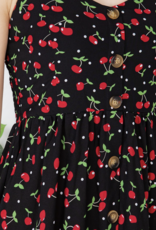 LA Soul "Cherries Jubilee" Midi Dress