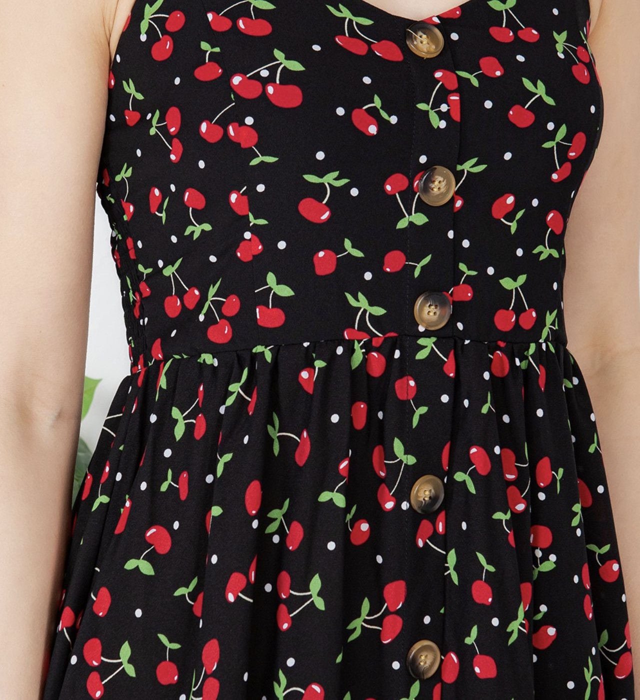 LA Soul "Cherries Jubilee" Midi Dress