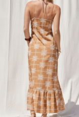 Illa Illa "Baby Got Backstitch" Maxi Dress