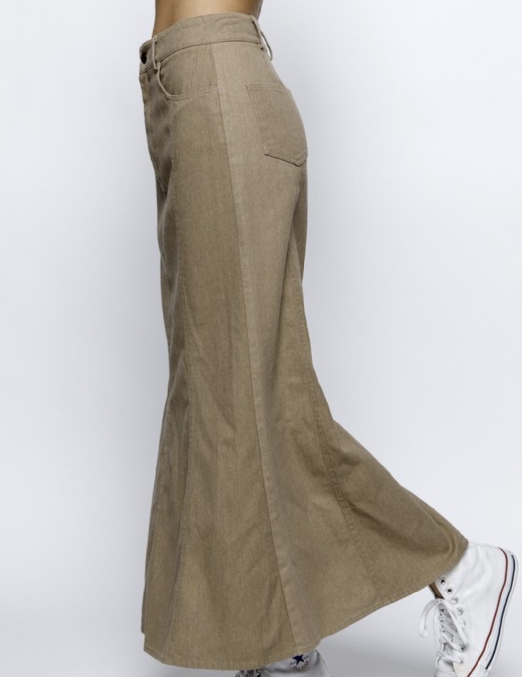 Storia "Back to Beige-ic" Maxi Skirt