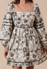 So Me "The Cool Aunt-ique" Babydoll Dress